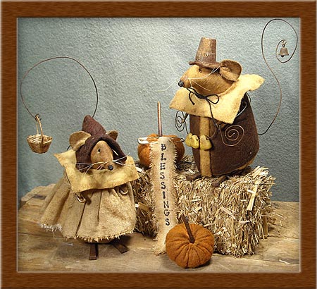 Pilgrim Mice Pattern